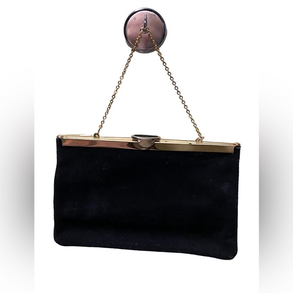 Etra Genuine Black Leather Clutch - Picture 2 of 11